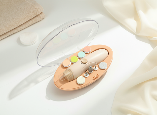 新手爸媽必看！不再害怕剪到肉，ecoomi 寶寶電動磨甲器「零失手」使用教學