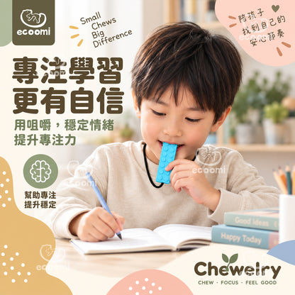 【Chewelry】咀嚼項鍊 純色款 專注力 自閉 過動 ADHD 兒童早教