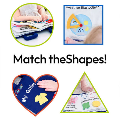 Early Education Baby Cloth Books: Quiet Cloth Book Edition