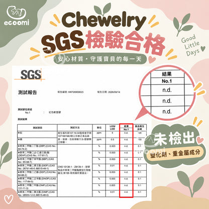 【Chewelry】咀嚼項鍊 彩色款 專注力 自閉 過動 ADHD 兒童早教