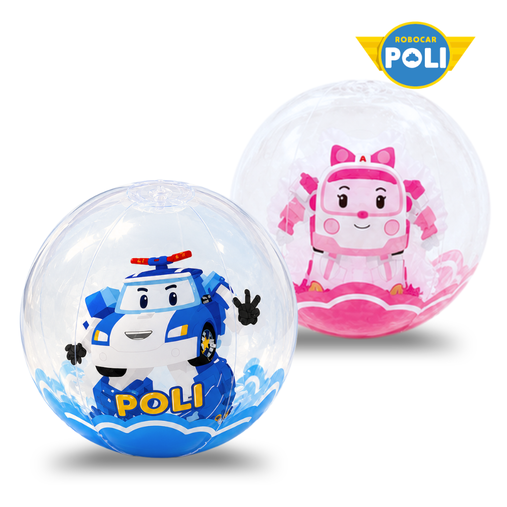 【POLI 波力】波力＆安寶沙灘球35cm